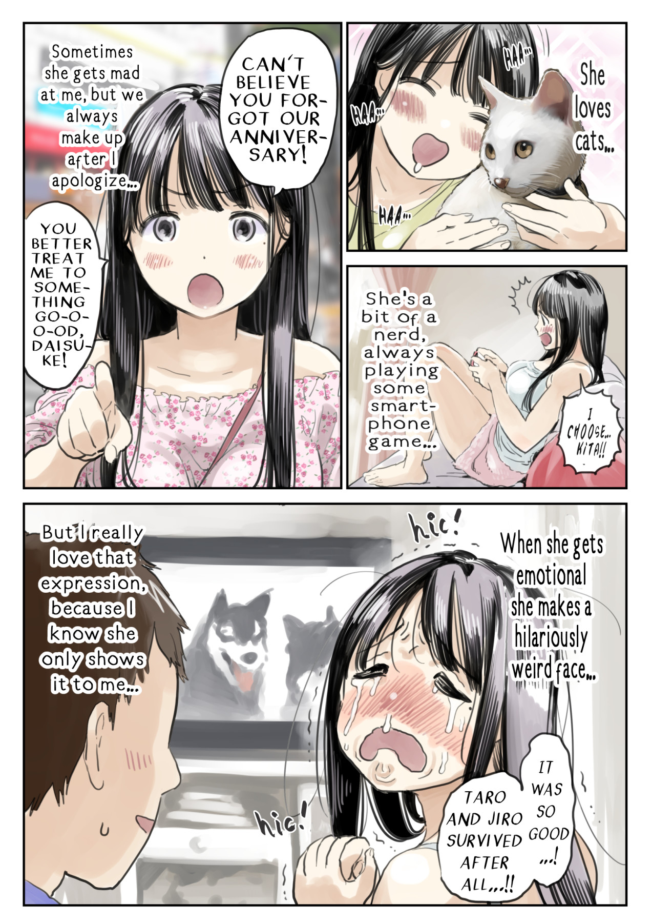 Hentai Manga Comic-I Just Snooped through Her Smartphone-Chapter 1-6